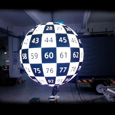 China 3D Commercial LED Display Screen 360 Degree Indoor Full Color P2.5 P3 Sphere Globe for sale