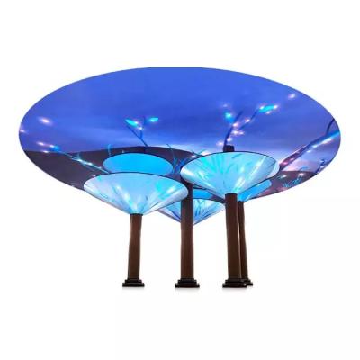China Tree Shaped Flexible LED Display Screen Creative P2 Indoor for sale