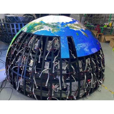 Cina Parete creativa sferica 1m 1.5m 2m di P2.5mm LED video in vendita