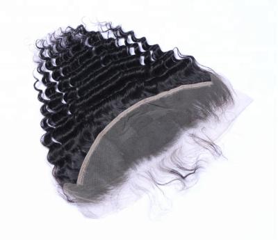China Natural Wave Unprocessed Virgin Hair Headbands Bleach With Baby Hair Lace 13*4 Transparent Natural Hairline Bleach Knots Lace Headbands for sale