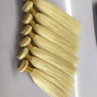 China 2021 New Arrival Color 613# Deep Wave Blonde Human Hair Weave Brazilian Virgin Hair Extension for sale