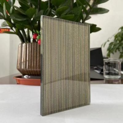 China Vidrio con malla de vidrio especializado laminado con alambre en venta
