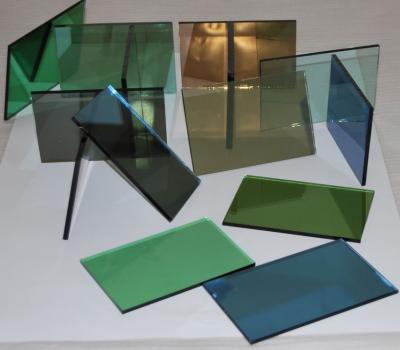 China Construction Reflective Float Glass With Colors Blue/Green/Bronze/Yellow for sale