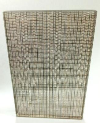 China Decorative Laminated Glass Metal Mesh In Patterned Ground Polished for sale