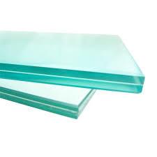 China Beveled Tempered Laminated Safety Glass With PVB Interlayer For Safety And Security for sale
