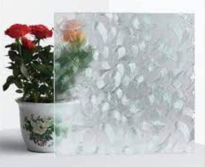 China Good Chemical Stability Flat Patterned Glass Used for Interior Decoration and Partition à venda