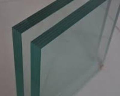 Cina Smooth Tempered Laminated Glass Construction with Polished Edge in vendita