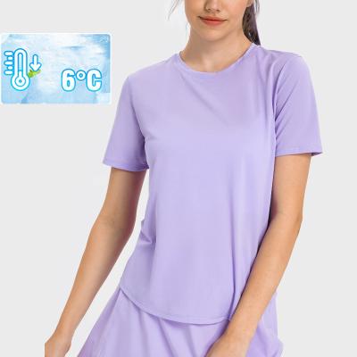 China Water-cooled Cooling Horse Riding Tops Quickly Dry Women Equestrian T shirts for sale