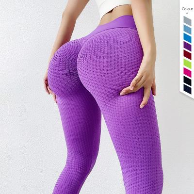 China Womens Scrunch Butt Leggings High Stretechy Nylon Quick Dry Workout Pants for sale