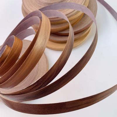 China Sturdy Practical Wood Veneer Strips , Mildewproof Edge Banding Veneer Tape for sale