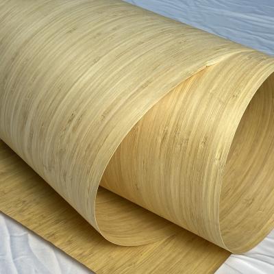 China 250x43cm Light Bamboo Wood Veneer Practical Thickened Unfinished for sale
