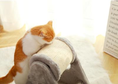 Китай Взаимодействующей рифленой доски царапины кота Burlywood современный любимца мебели кота царапать столб продается