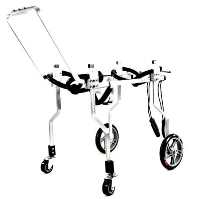 China Adjustable Handicap Pet Dog Wheelchair Four Wheel Dog Cart Rehabilitation Training for sale