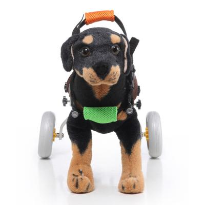 China Pet Dog Wheelchair For Back Legs Folding Lightweight Wheelchair for Disabled Dogs for sale