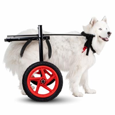 China Adjustable Medium To XL Large Dog Wheelchair For Back Legs PCL ACL for sale