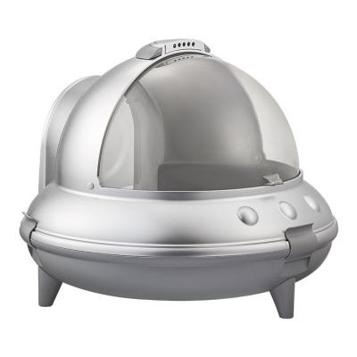 China Dismountable Spaceship Cat Litter Box Totally Enclosed With Door for sale