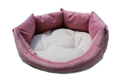 China French Bulldog Puppy Calming Pet Bed With Removable Cover Hypoallergenic Fiberfill for sale