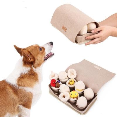 China Egg Carton Interactive Pet Toys Dog Nosework Training Zoopollo for sale