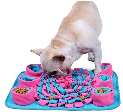 China Cotton Rope Nosework Feeding Mat Puzzle Enrichment Snuffle Mat For Puppies Dog Chew Toy Snuffle Dog Mat for sale