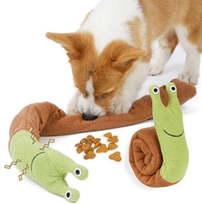 China Respiración ruidosa Mat Toy Reducing Anxiety Dog Chew Toy Snuffle Dog Mat del caracol del entrenamiento de Nosework del perro en venta