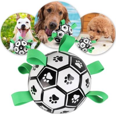 Китай игрушка жевания футбола собаки 15cm TPU сдерживает устойчивую взаимодействующую игрушку жевания собаки игрушек любимца продается