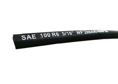 China Industrial SAE 100 R6 3/4 Inch Excavator Hydraulic Hoses , Wire Reinforced Hose for sale
