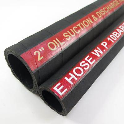 China Anti Abrasion 60m Length 3inch Rubber Oil Hose for sale