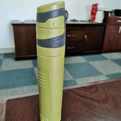 중국 야외 야영시킨 밀짚 물 필터 0.05 um 비상 용수 정수 밀짚 판매용