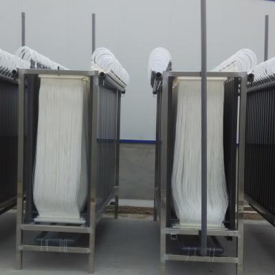 Китай модуль мембраны волокна с продольно-воздушным каналом обработки сточных вод 10M2 0.05um Mbr отростчатый продается