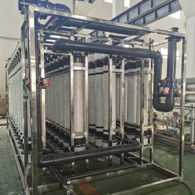 China PVDF UF System 8sqm 80lmh 5Kg Membrane Based Water Purification for sale