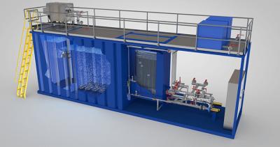 China Equipamento de sistemas industrial Containerized do tratamento de águas residuais da membrana de MBR à venda