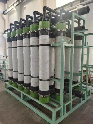 Китай Система мембраны Nanofiltration 0.12MPA Uf волокна с продольно-воздушным каналом UF 1000L/H для грунтовой воды продается