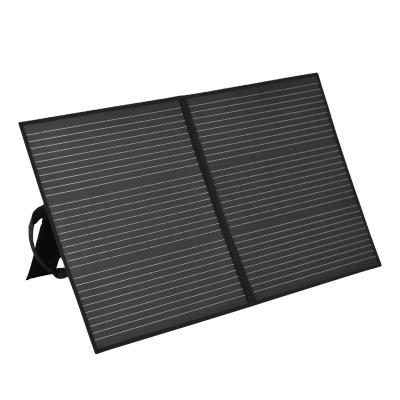 China Foldable Camping Solar Photovoltaic Panel with Monocrystalline Cells 100W 18V for sale