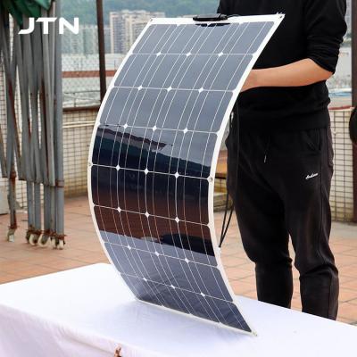 China 18V 170w Flexible Monocrystalline Solar Panel Photovoltaic Module for sale