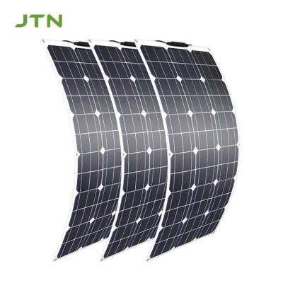 China 12V 24V Mono Flexible Pv Panel de rodadura Panel solar 160W 250W 220W en venta