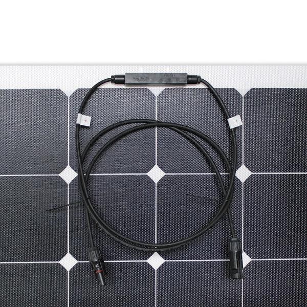 Quality Rechargeable Flexible Adhesive Solar Panels 100W Semi Rigid For Campervan for sale