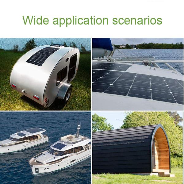 Quality Lightweight 200 Watt Flexible Solar Panel ETFE Frameless CE FCC ROHS Certificate for sale