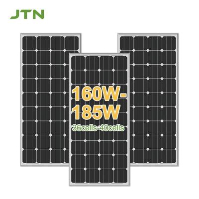 China Painel solar monocristalino 110W 170W preto completo com modo de saída MC4/DC/Anderson à venda
