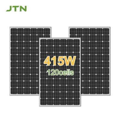 China Painéis solares fotovoltaicos mono-stock de meia célula de 400W com caixa de junção classificada IP67 à venda