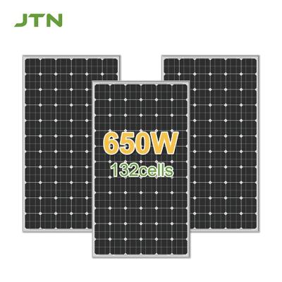 China Waterproof IP65 JTN 210mm Solar Cell PV Module 660W Shingled Mono Solar Panel for Home for sale