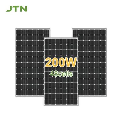 China 170wp 180wp 190wp 200wp painel solar 12 anos de fabricação para sistema de energia solar à venda
