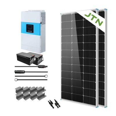 China Kit de montaje de techo de paneles solares monocristalinos de 3kw para empresas certificado por la FCC en venta