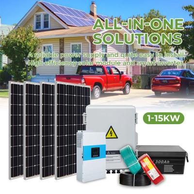 China Commercial Complete Solar Roof Mounting Kit Off Grid Inverter 20kw for sale