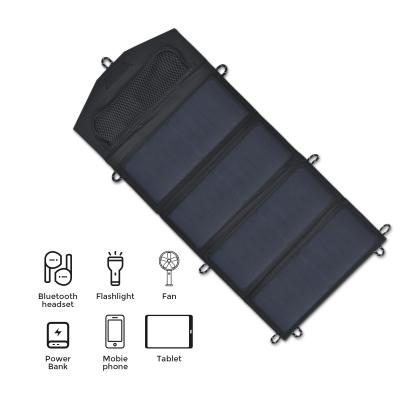 China Mini Compact Backpacking Solar Power Hiking Solar Charger 25w 28w 5v for sale