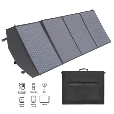 Cina OEM/ODM supportato 200W portatile pieghevole pannello solare caricabatterie per campeggio e escursioni in vendita