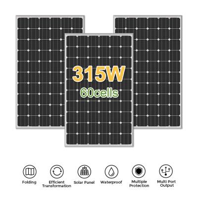 China 19.8%-22.5% Panel Efficiency All Black Pannelli Fotovoltaici Mono PV Solar Panels for sale