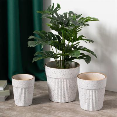 China Cheap Custom Garden Decor Maceta Indoor Outdoor Succulent Pot White Planter Ceramic Flower Pots & Planter for sale