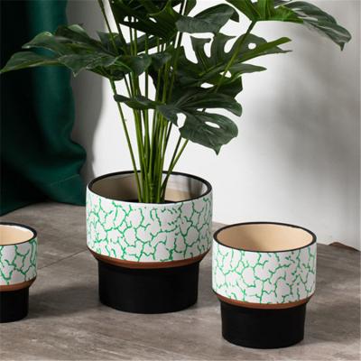 China High quality outdoor tall ceramic flower pot wholesale custom modern big ceramic planters pots for sale
