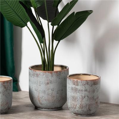 China New design macetas home floor decorative planters indoor outdoor big large garden ceramic flower pots for plant for sale