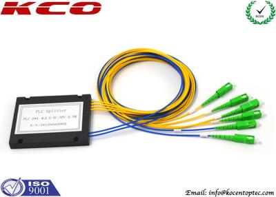 China Corning PLC-Faser-Optikteiler 2x4 ABS Modul mit LC-/APC-Verbindungsstück zu verkaufen